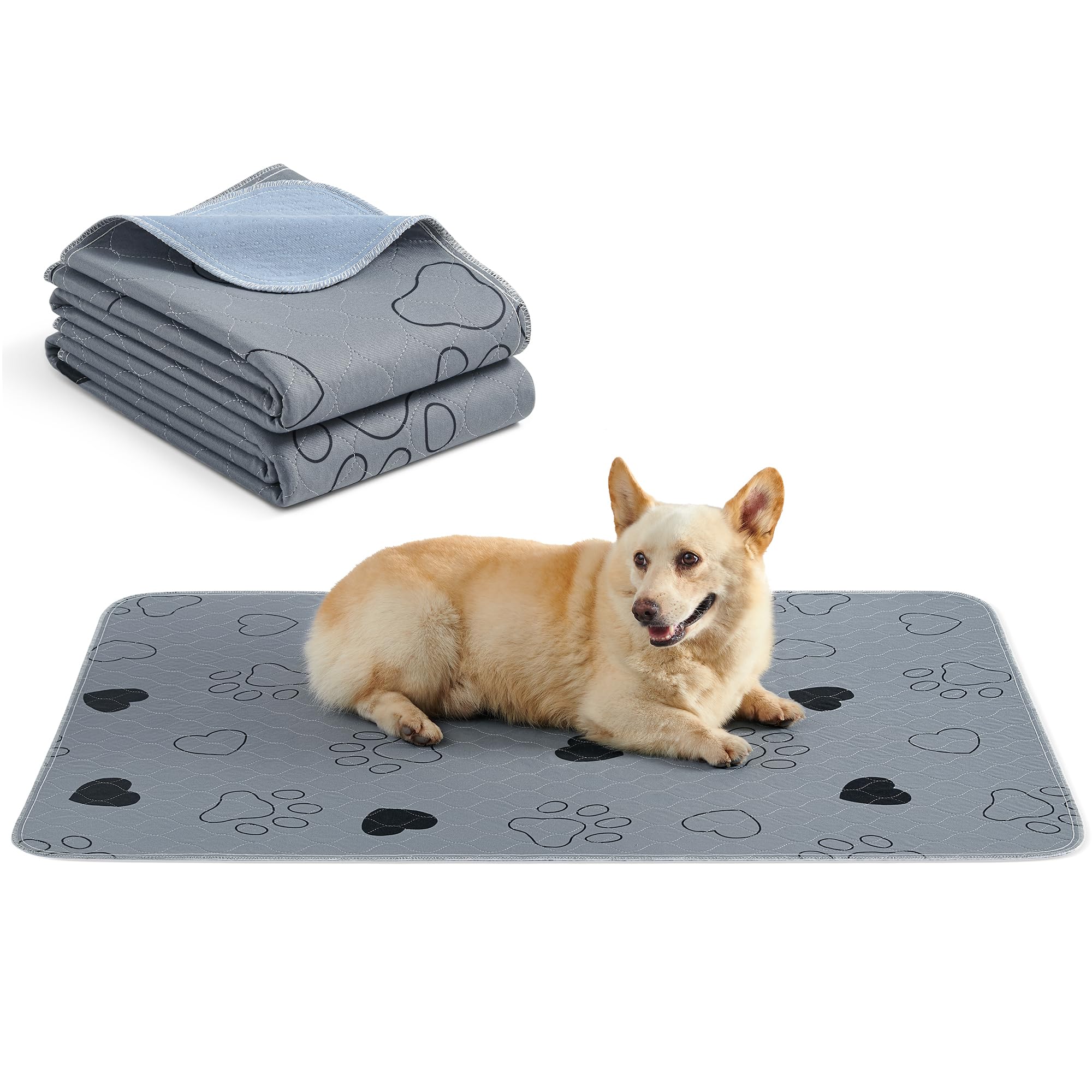 FEANDREA Pet Mat Set of Dog Mat Pee Pet For Dogs and 91 x 122 см PTD036G01 2, Коврик, Брезент, Кошки, Моющийся, Впитывающий, Противоскользящий, Антибактериальный, серый
FEANDREA Pet Mat Set of Dog Mat Pee Pet For Dogs and 91 x 122 см PTD036G01 2, Коврик, Брезент, Кошки, Моющийся, Впитывающий, Противоскользящий, Антибактериальный, серый