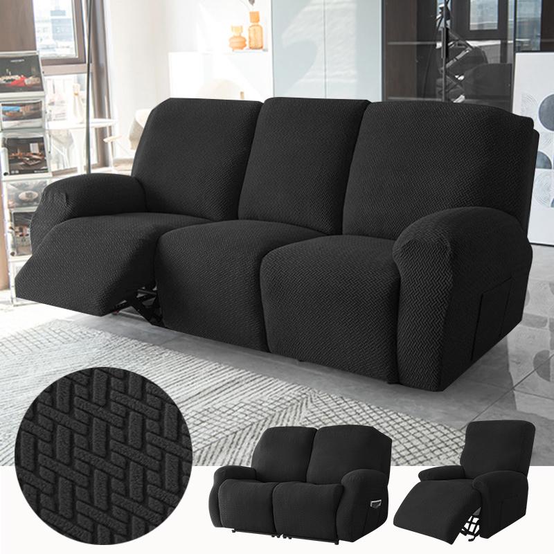 1/2/3seater Recliner Sofa Covers for Living Room Non-Slip Armchair Slipcover Stretch Spandex Recliner Cover Furniture Protect 1 Seater(4pcs) чорний
1/2/3seater Recliner Sofa Covers for Living Room Non-Slip Armchair Slipcover Stretch Spandex Recliner Cover Furniture Protect 1 Seater(4pcs) чорний