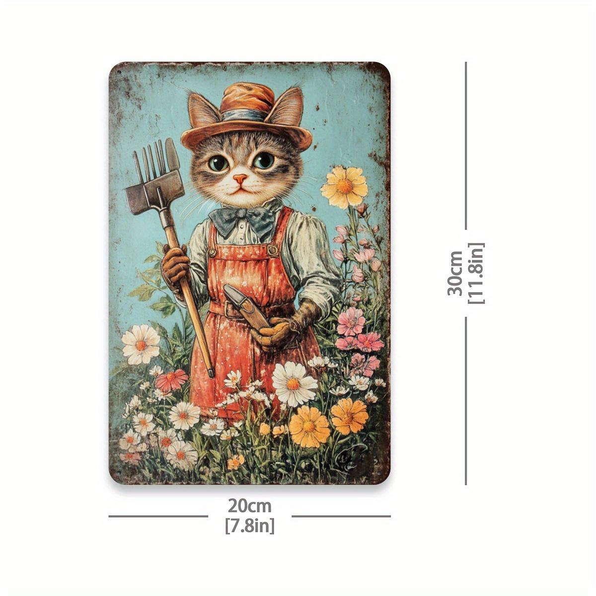 Cat Gardener Tin Sign x Vintage Cat Metal Wall Art Retro Iron Plaque for Restaurant Bar Cafe Garage Cute Animal Home Decor 20x30cm(7.8x11.8inch)
Cat Gardener Tin Sign x Vintage Cat Metal Wall Art Retro Iron Plaque for Restaurant Bar Cafe Garage Cute Animal Home Decor 20x30cm(7.8x11.8inch)
