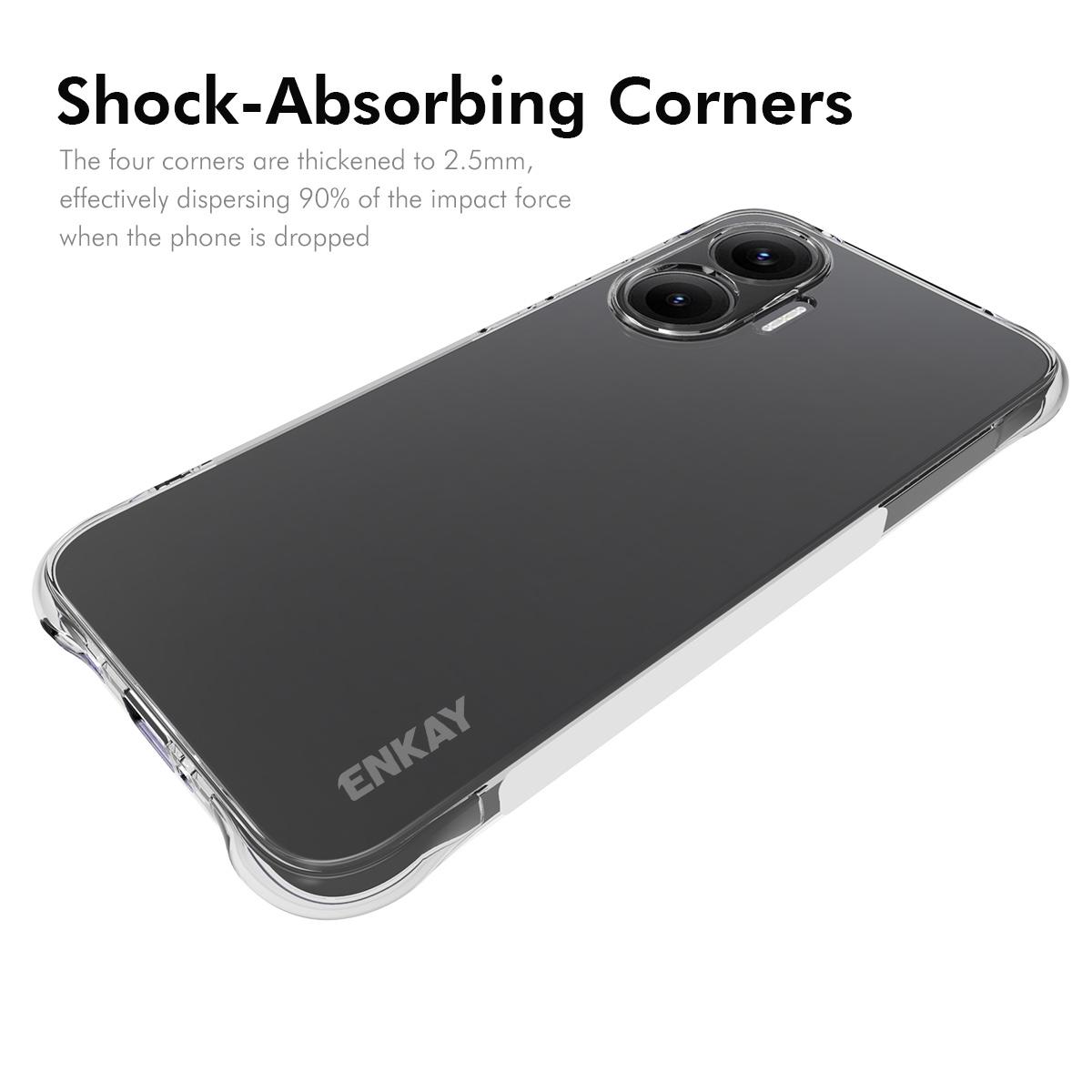 For Xiaomi Poco F7 5G Clear Phone Case ENKAY HAT PRINCE Shockproof Anti-slip TPU Cover Transparent
For Xiaomi Poco F7 5G Clear Phone Case ENKAY HAT PRINCE Shockproof Anti-slip TPU Cover Transparent