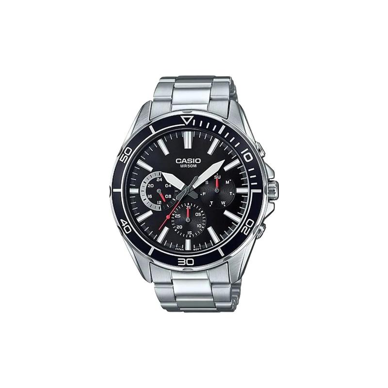 Casio 50 meters waterproof casual quartz movement stainless steel strap Japanese and Korean watch men s watch black dial MTD-320D-1A чёрный
Casio 50 meters waterproof casual quartz movement stainless steel strap Japanese and Korean watch men s watch black dial MTD-320D-1A чёрный