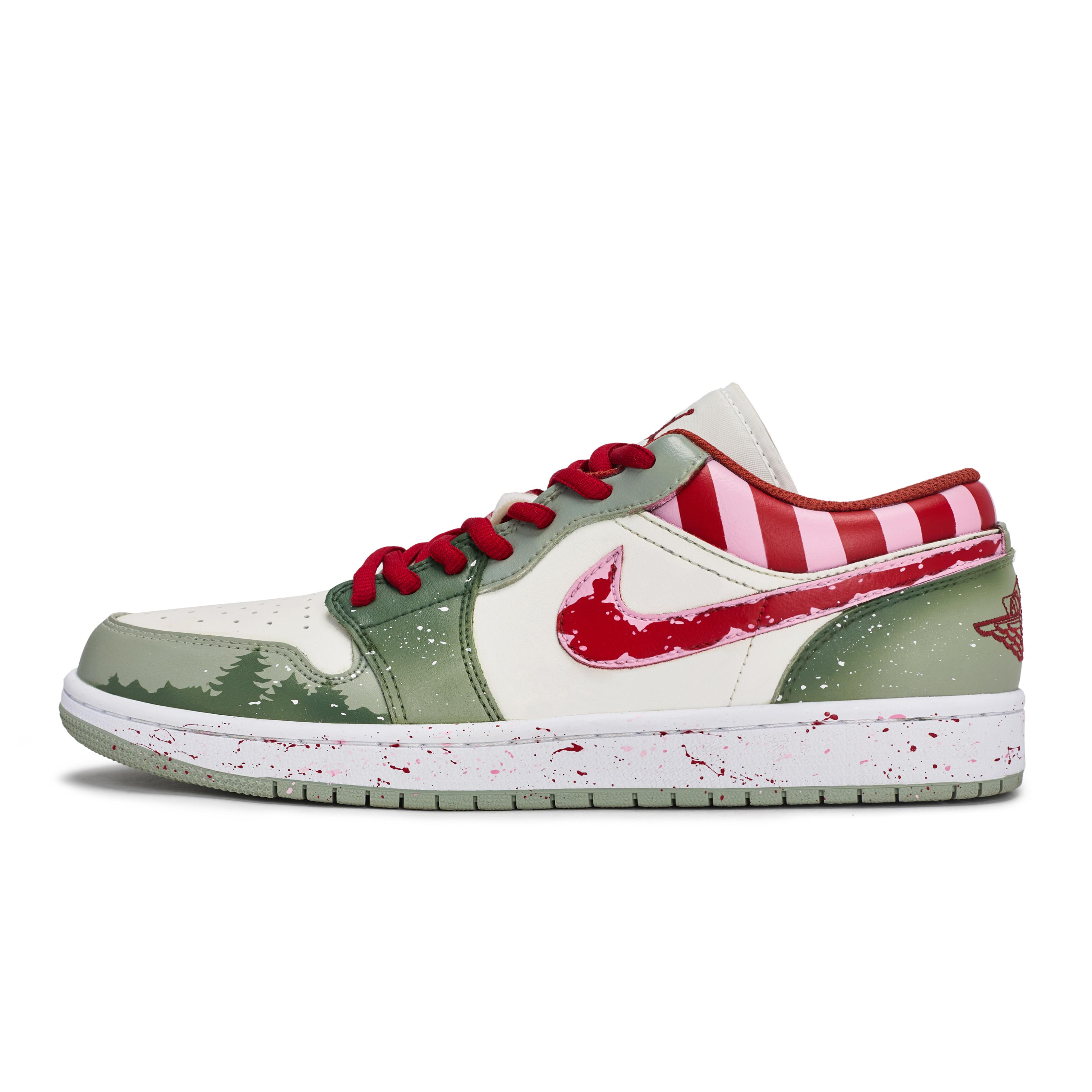 Jordan Air Jordan 1 Walking Planet, Winter Season Strawberry Low top Vintage Basketball Shoes Men s Pink Green 553558-133(Team1492-) 42
Jordan Air Jordan 1 Walking Planet, Winter Season Strawberry Low top Vintage Basketball Shoes Men s Pink Green 553558-133(Team1492-) 42