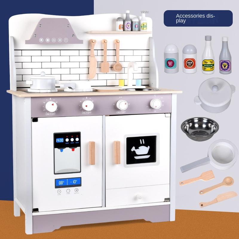 Новая деревянная кухня, имитация сажи, машина C, детская;s Play House Puzzle Имитация кулинарии Интерактивные игрушки для родителей и детей.
Новая деревянная кухня, имитация сажи, машина C, детская;s Play House Puzzle Имитация кулинарии Интерактивные игрушки для родителей и детей.