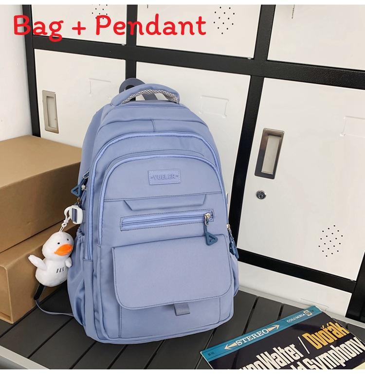 Nylon Casual Backpack For Teens With Design And Multiple Compartments For School Use
Nylon Casual Backpack For Teens With Design And Multiple Compartments For School Use