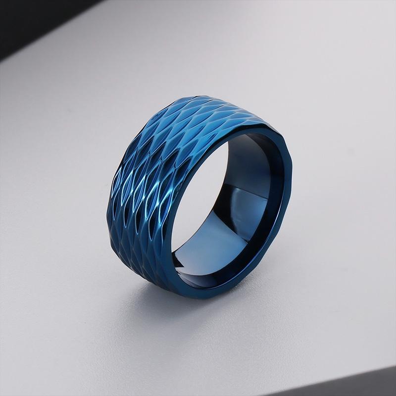 Personalized Rhombus Pattern Finger Rings for Women Men Hip Hop Stainless Steel Gold Color Round Ring Male Charm Trendy Jewlery 12 синій
Personalized Rhombus Pattern Finger Rings for Women Men Hip Hop Stainless Steel Gold Color Round Ring Male Charm Trendy Jewlery 12 синій