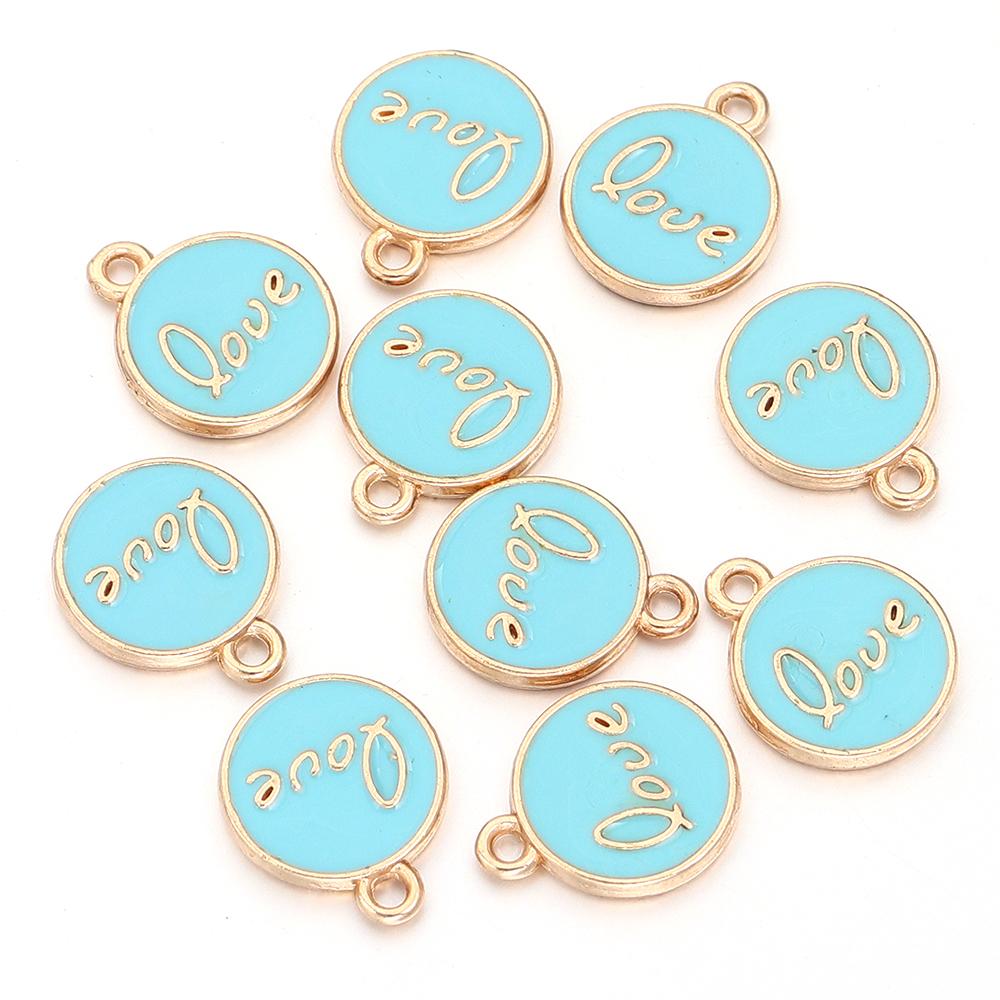 10pcs/Lot 14.5x12mm Double Sides Alphabet Letter Love Enamel Charms Pendants for Jewelry Making Handmade Craft DIY Bracelet небо синє кольору
10pcs/Lot 14.5x12mm Double Sides Alphabet Letter Love Enamel Charms Pendants for Jewelry Making Handmade Craft DIY Bracelet небо синє кольору