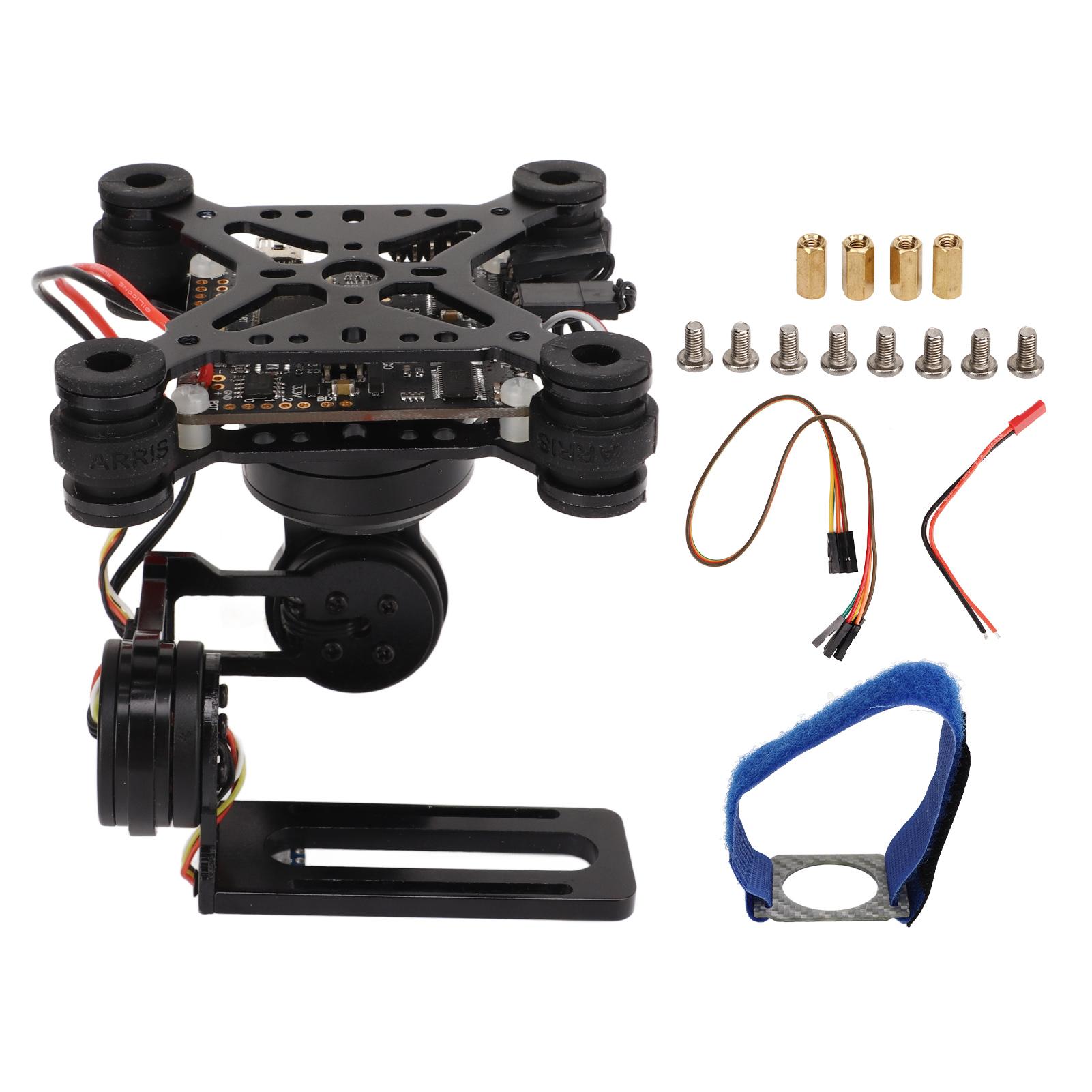 Brushless 3 Axes Camera Stabilizer CNC Aluminum Alloy Lightweight Camera Stabilizer for FPV Spare
Brushless 3 Axes Camera Stabilizer CNC Aluminum Alloy Lightweight Camera Stabilizer for FPV Spare