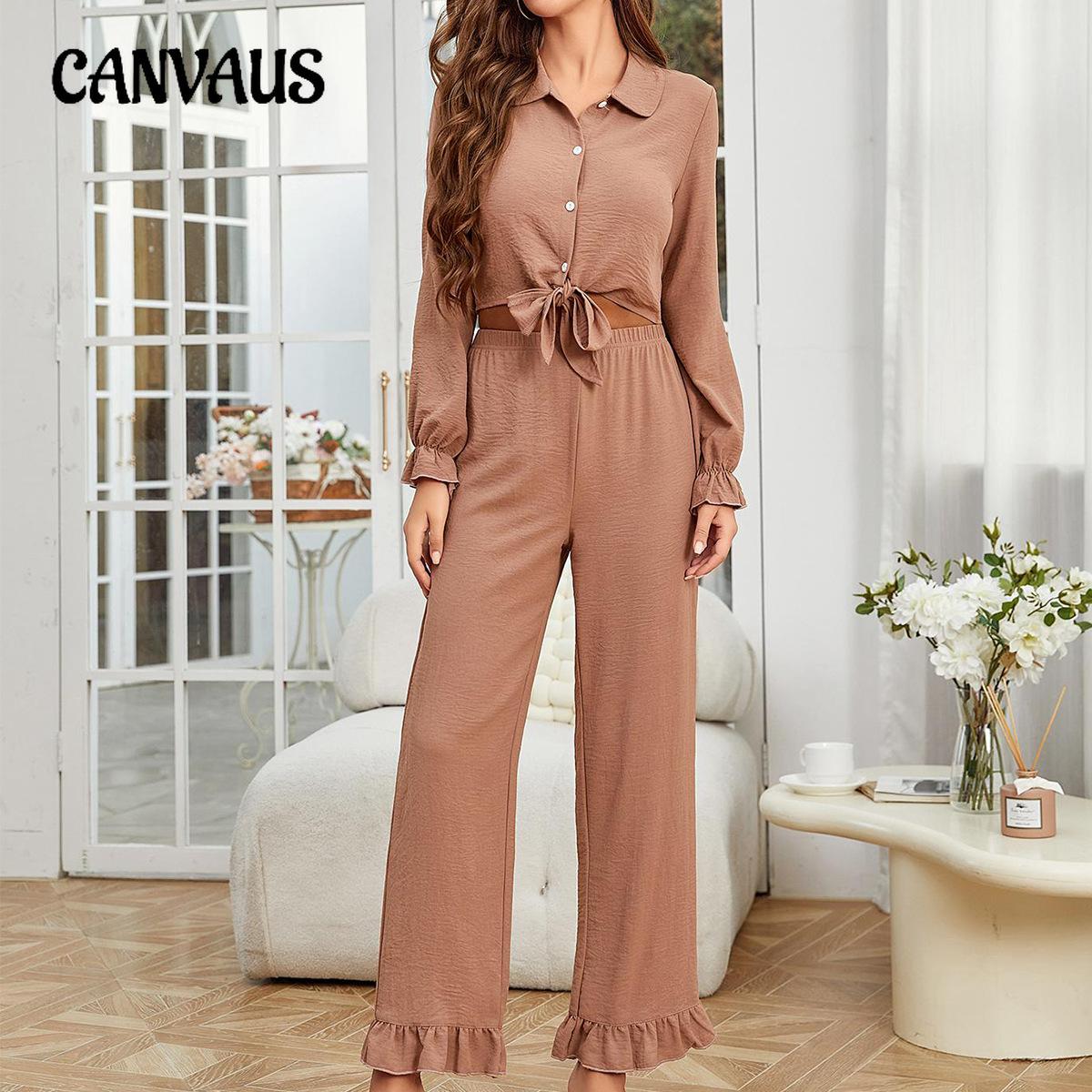 Pajamas Women s Autumn and Winter Ruffled Cardigan Long-sleeved Pants Suit Homewear XL хакі
Pajamas Women s Autumn and Winter Ruffled Cardigan Long-sleeved Pants Suit Homewear XL хакі