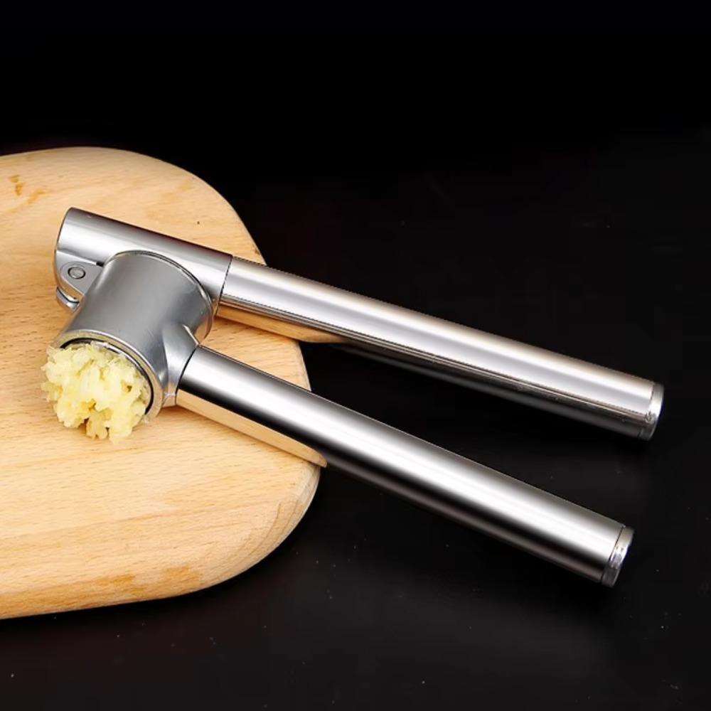 Manual Garlic Press Stainless Steel Garlic Crusher Ginger Mud Squeezer Complementary Food Stainless steel
Manual Garlic Press Stainless Steel Garlic Crusher Ginger Mud Squeezer Complementary Food Stainless steel