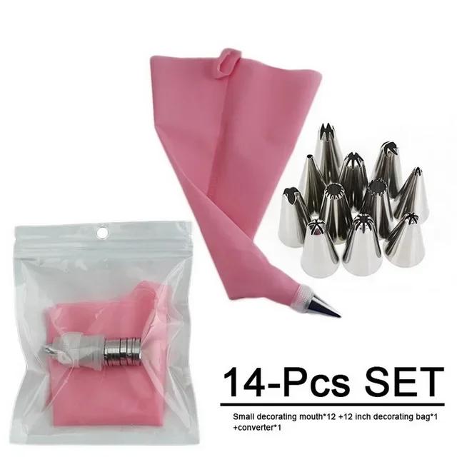 Reusable silicone pastry bags stainless steel decorating nozzles multifunctional cake decor set essential pastry baking tools
Reusable silicone pastry bags stainless steel decorating nozzles multifunctional cake decor set essential pastry baking tools