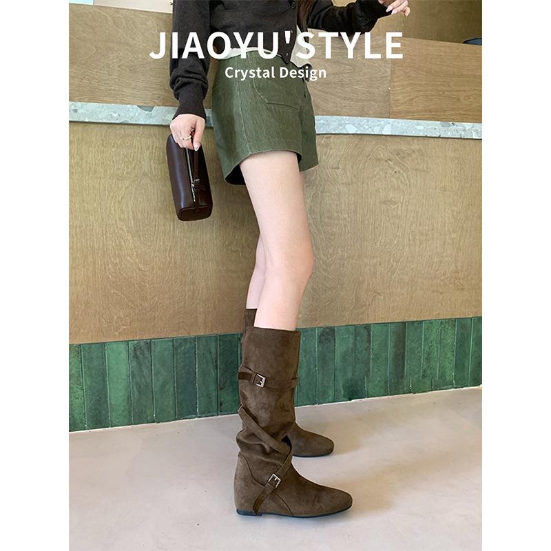 Real soft leather ~ Maillardne heightened boots women s 2025 autumn/winter new pleated stack boots high boots 40
Real soft leather ~ Maillardne heightened boots women s 2025 autumn/winter new pleated stack boots high boots 40