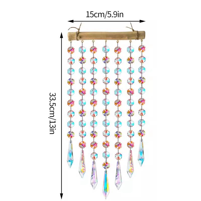 Цепочка из кристаллов Suncatcher Chakra Rainbow Prism Ball Light Catcher Витражное стекло Подвесной кулон Wind Chimes Декор для дома и сада
Цепочка из кристаллов Suncatcher Chakra Rainbow Prism Ball Light Catcher Витражное стекло Подвесной кулон Wind Chimes Декор для дома и сада
