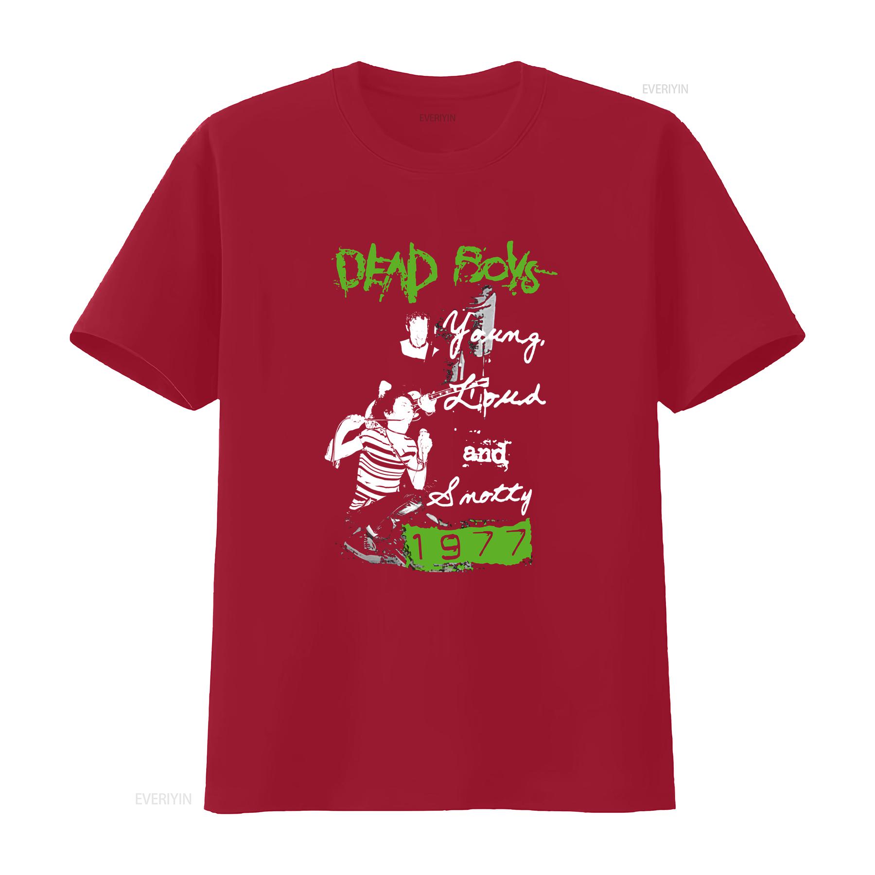 Dead Boys 1977 T Shirt vintage Washed Casual Stylish fashion Stretched Breathable Slightly designer clothes Comfortable graphic S
Dead Boys 1977 T Shirt vintage Washed Casual Stylish fashion Stretched Breathable Slightly designer clothes Comfortable graphic S