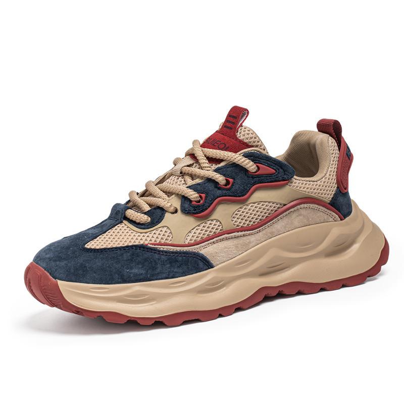 Men s shoes spring and autumn mesh breathable casual sports shoes new student thick sole heightening color matching trend dad shoes 44
Men s shoes spring and autumn mesh breathable casual sports shoes new student thick sole heightening color matching trend dad shoes 44