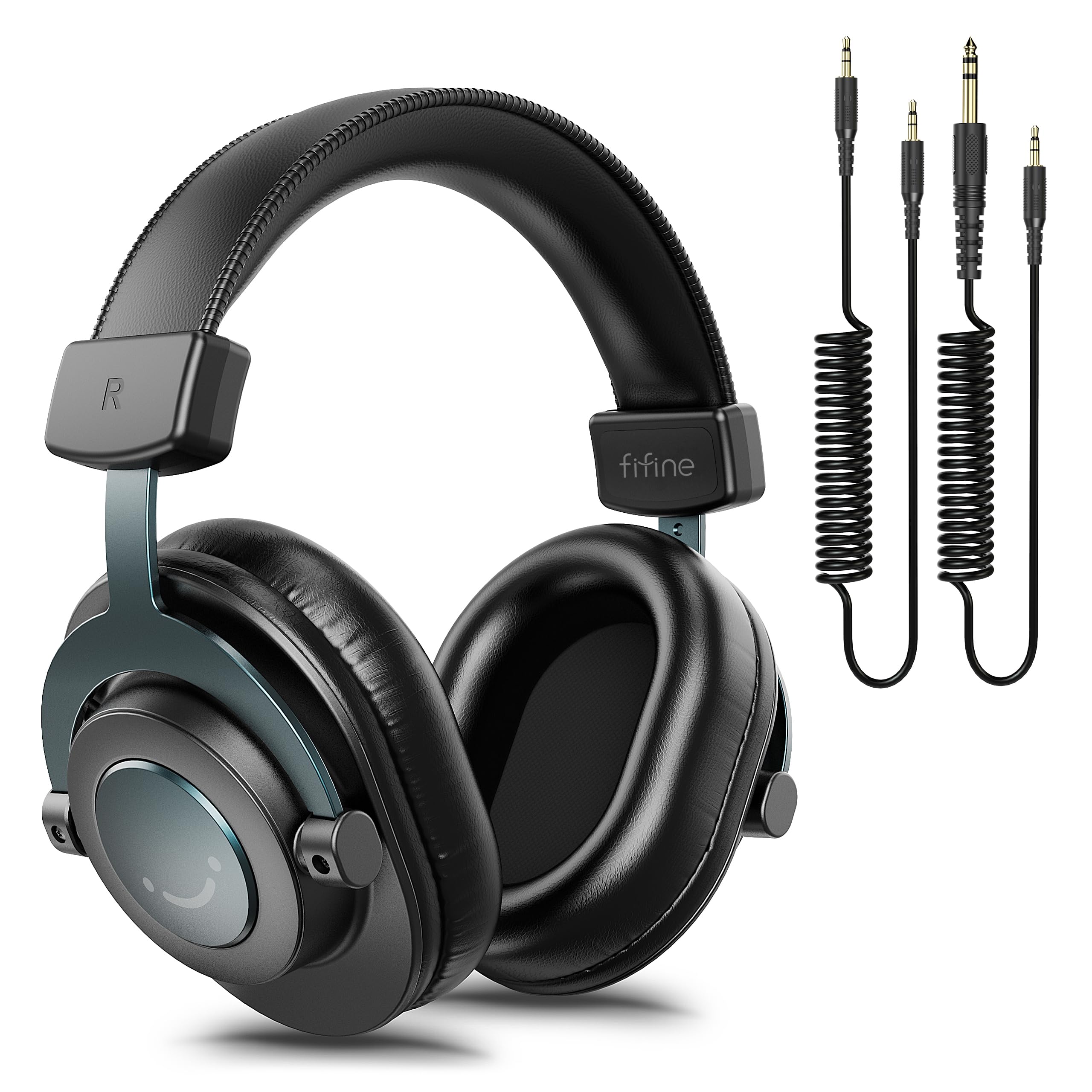 FIFINE Monitor DJ to Compatible with for Music Black H8 Headphones, Headphones, Wired, 3.5mm 6.35mm Cable, Closed-Back, Over-Ear, PC/Mixer/Audio чорний
FIFINE Monitor DJ to Compatible with for Music Black H8 Headphones, Headphones, Wired, 3.5mm 6.35mm Cable, Closed-Back, Over-Ear, PC/Mixer/Audio чорний