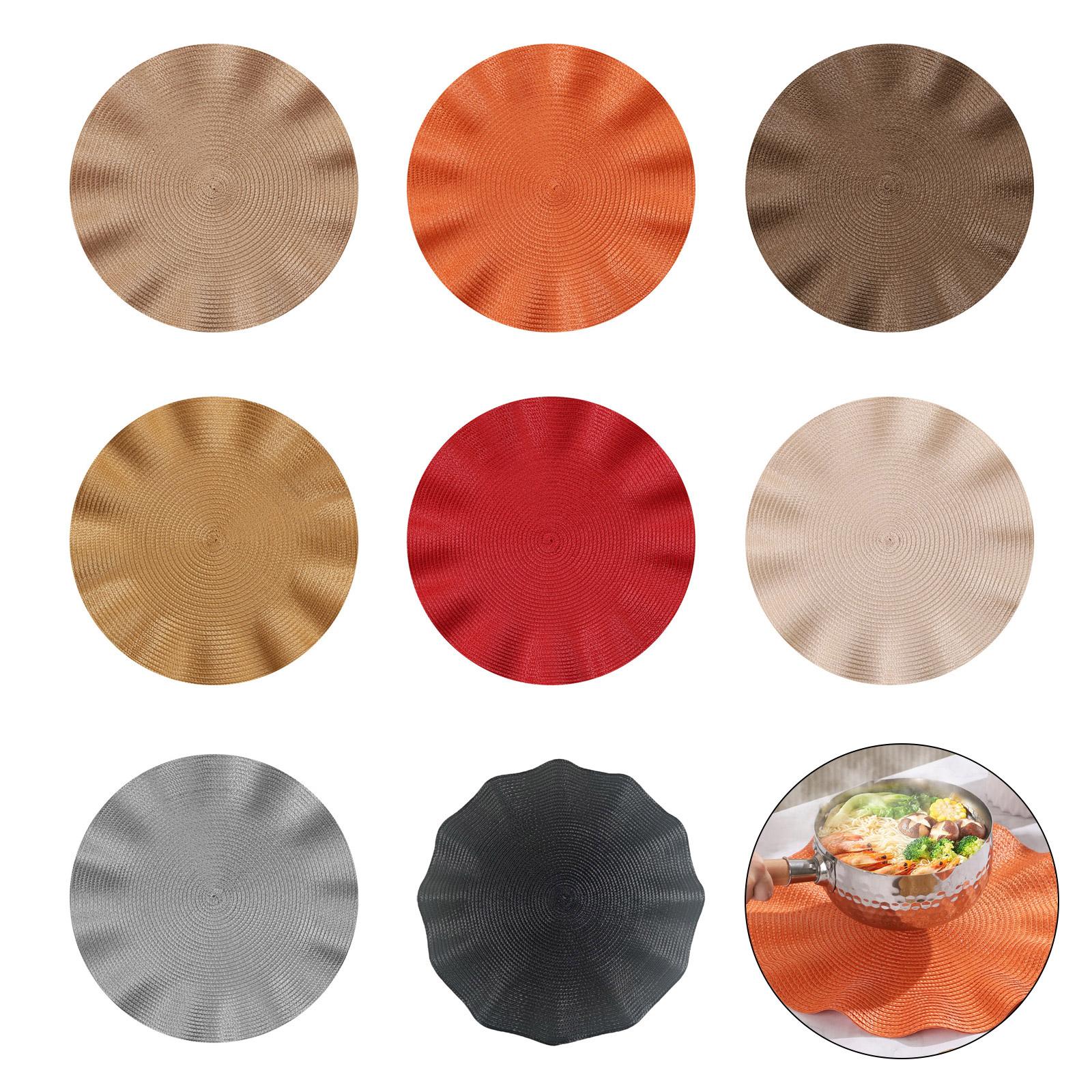 Elegant Placemats With Ruffled Edges Stylish Placemats with Fungus Edge for Restaurants and Home Dining Decoration кавовий
Elegant Placemats With Ruffled Edges Stylish Placemats with Fungus Edge for Restaurants and Home Dining Decoration кавовий