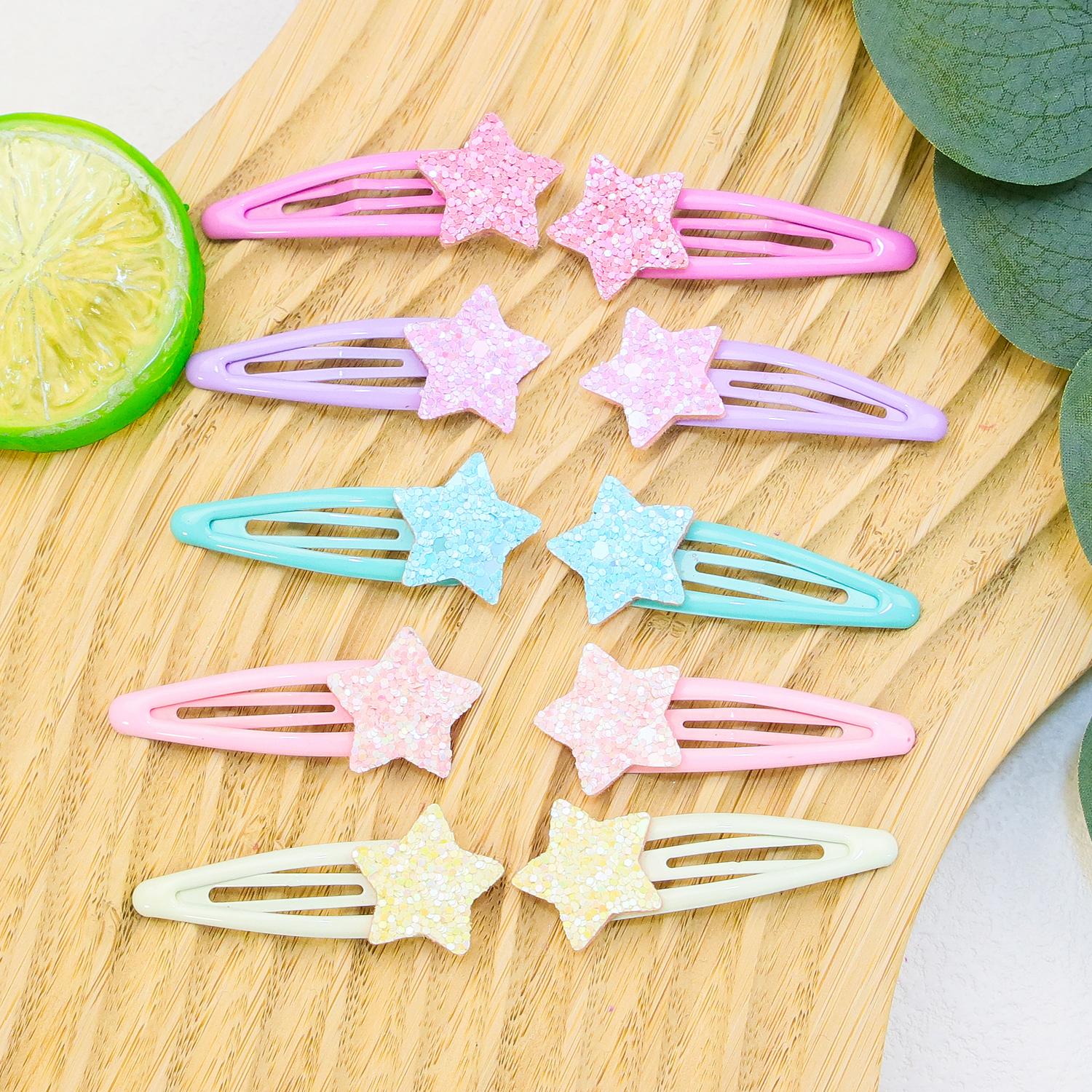 10pcs Sparkly Star Hair Clips Girls Alloy Hairpins Glitter Star Shaped Hair Barrettes Clips Kids Headwear Hair Accessories
10pcs Sparkly Star Hair Clips Girls Alloy Hairpins Glitter Star Shaped Hair Barrettes Clips Kids Headwear Hair Accessories