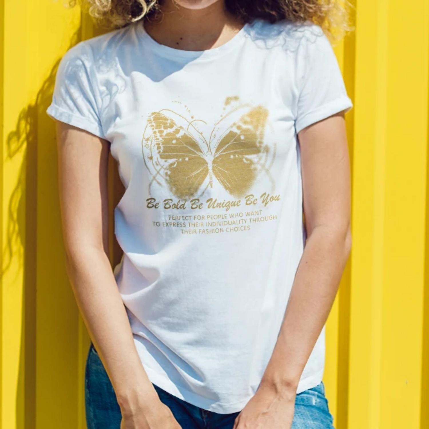Women s round neck butterfly and letter print casual spring and summer T-shirt light and elegant fashion XXXXXL
Women s round neck butterfly and letter print casual spring and summer T-shirt light and elegant fashion XXXXXL