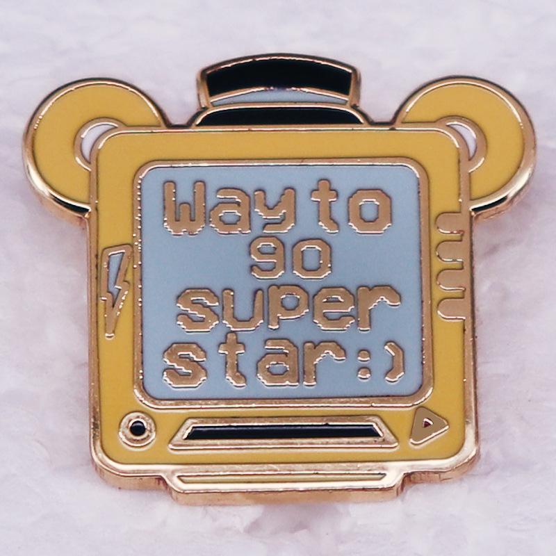 Freddy Fazbear Quote Brooch Badge
Freddy Fazbear Quote Brooch Badge