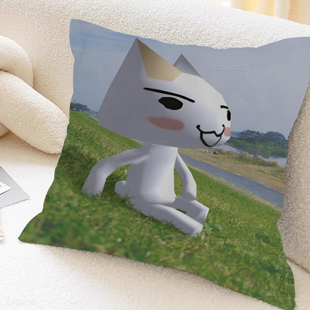 I-inoue Toro Cat Cushion Cover Pillowcase Upholstery Sofa Throw Pillow Home Decor Pillowcas 16x16Inch
I-inoue Toro Cat Cushion Cover Pillowcase Upholstery Sofa Throw Pillow Home Decor Pillowcas 16x16Inch