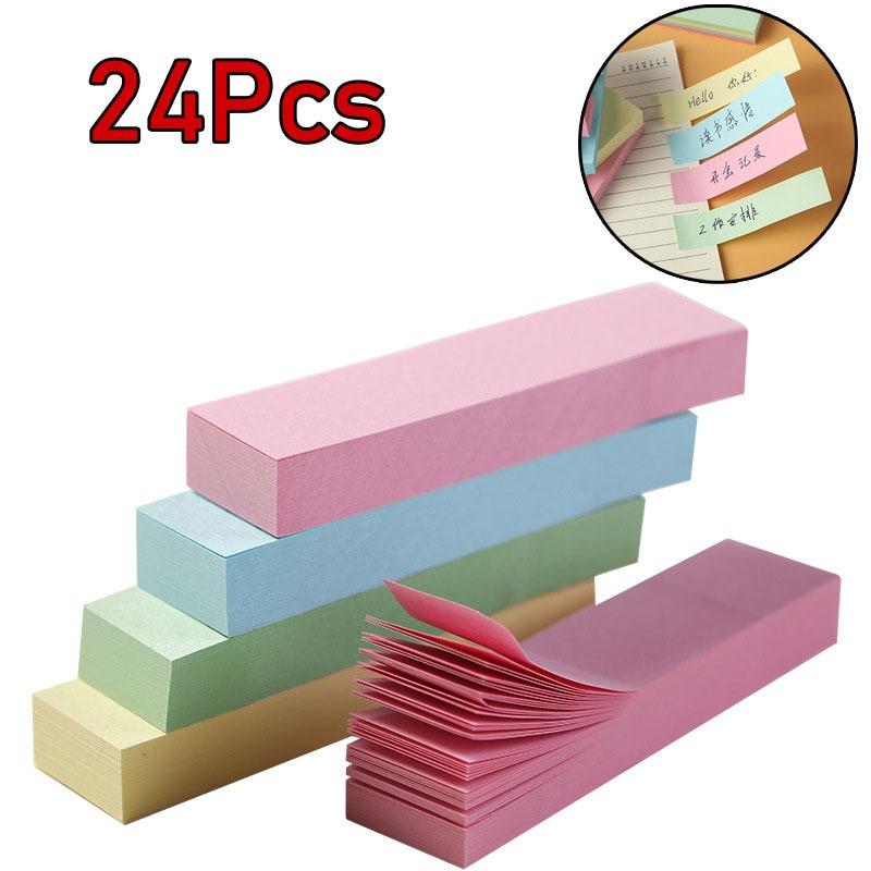 Small Rectangle Colorful Sticky Note, 24Pcs Sticky Notes, 100sheets Per Pad, Message Note for Students, Home, School, Office 24Pcs
Small Rectangle Colorful Sticky Note, 24Pcs Sticky Notes, 100sheets Per Pad, Message Note for Students, Home, School, Office 24Pcs