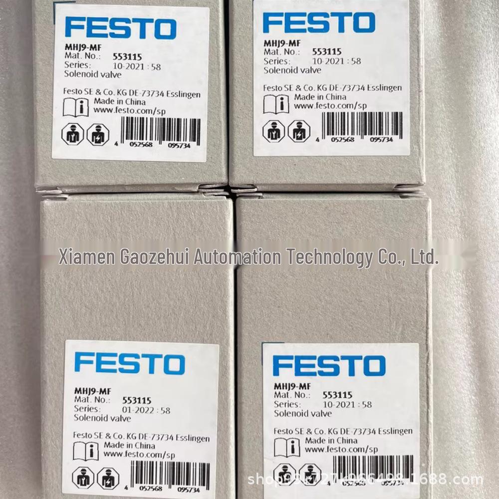 FESTO Solenoid Valve MHJ10-S, Models 2.5-QS-4-MF & 0.35-QS-4-MF 565515 Please inquire for other models
FESTO Solenoid Valve MHJ10-S, Models 2.5-QS-4-MF & 0.35-QS-4-MF 565515 Please inquire for other models