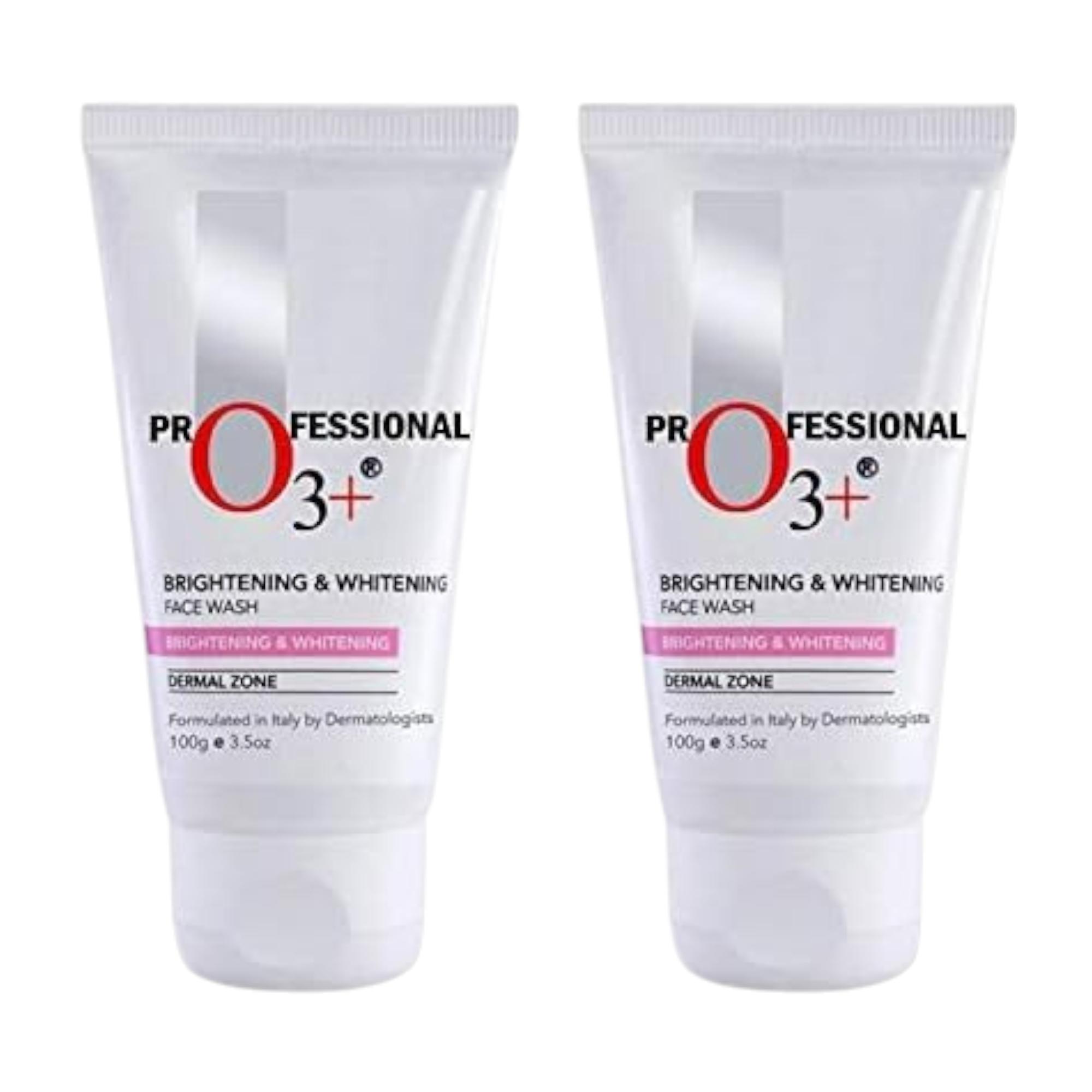 O3+ Brightening & Whitening Face Wash 100g X Pack of 2 for Radiant Glowing Skin, Hydrating Gentle Cleanser
O3+ Brightening & Whitening Face Wash 100g X Pack of 2 for Radiant Glowing Skin, Hydrating Gentle Cleanser