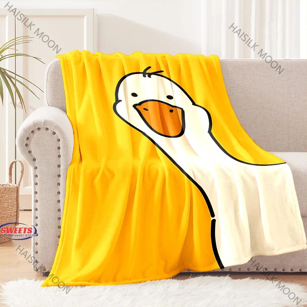 Interesting Duck Printed Blanket Optional Camping Trip Multi-scene Available Machine Washable Non-deformable Deluxe Gift 75x90cm
Interesting Duck Printed Blanket Optional Camping Trip Multi-scene Available Machine Washable Non-deformable Deluxe Gift 75x90cm