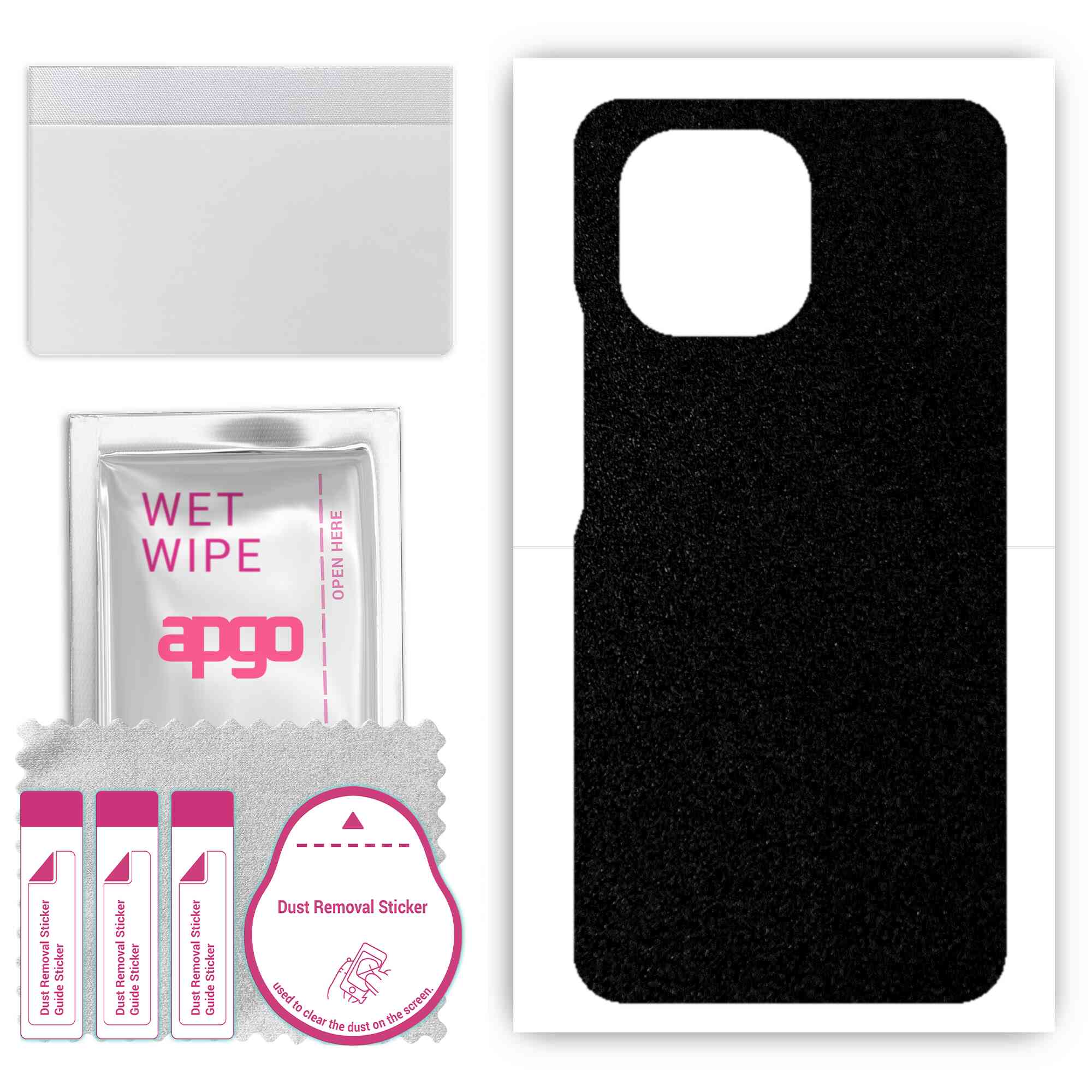 apgo Protective Skin Sticker for the back compatible with Xiaomi Mi 11, Wrap Film, Foil, Vinyl - Pattern Matte Black
apgo Protective Skin Sticker for the back compatible with Xiaomi Mi 11, Wrap Film, Foil, Vinyl - Pattern Matte Black