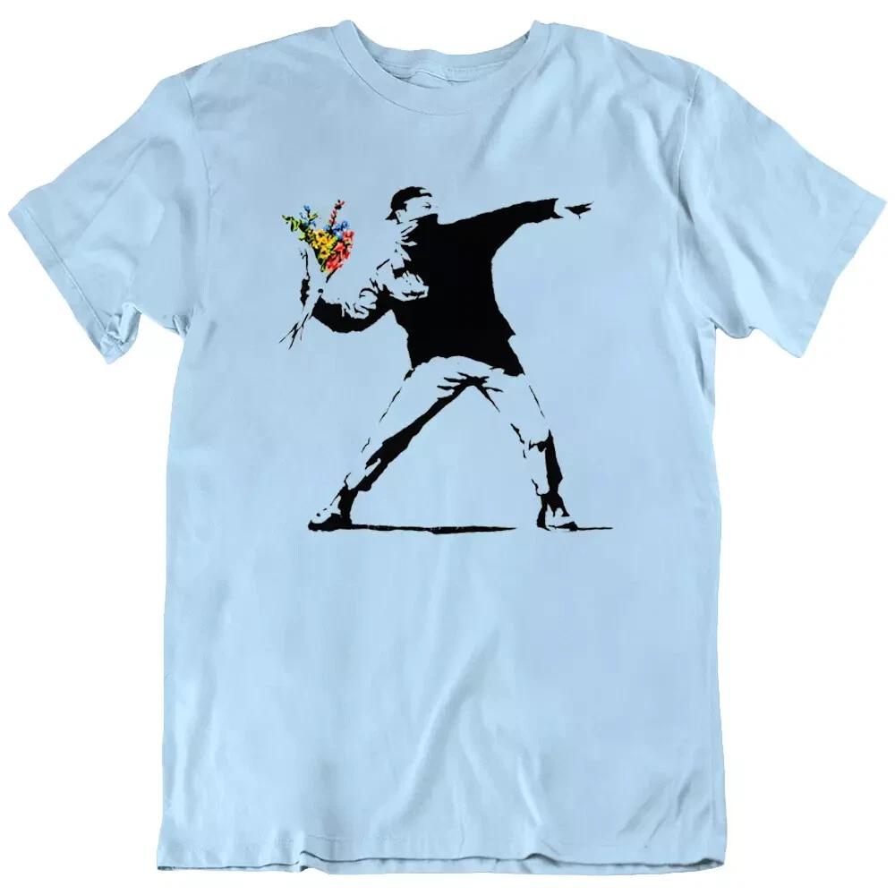 Flower Love is in the Air Banksy Urban Art Flower Thrower T Shirt Tee Gift New 2XL
Flower Love is in the Air Banksy Urban Art Flower Thrower T Shirt Tee Gift New 2XL