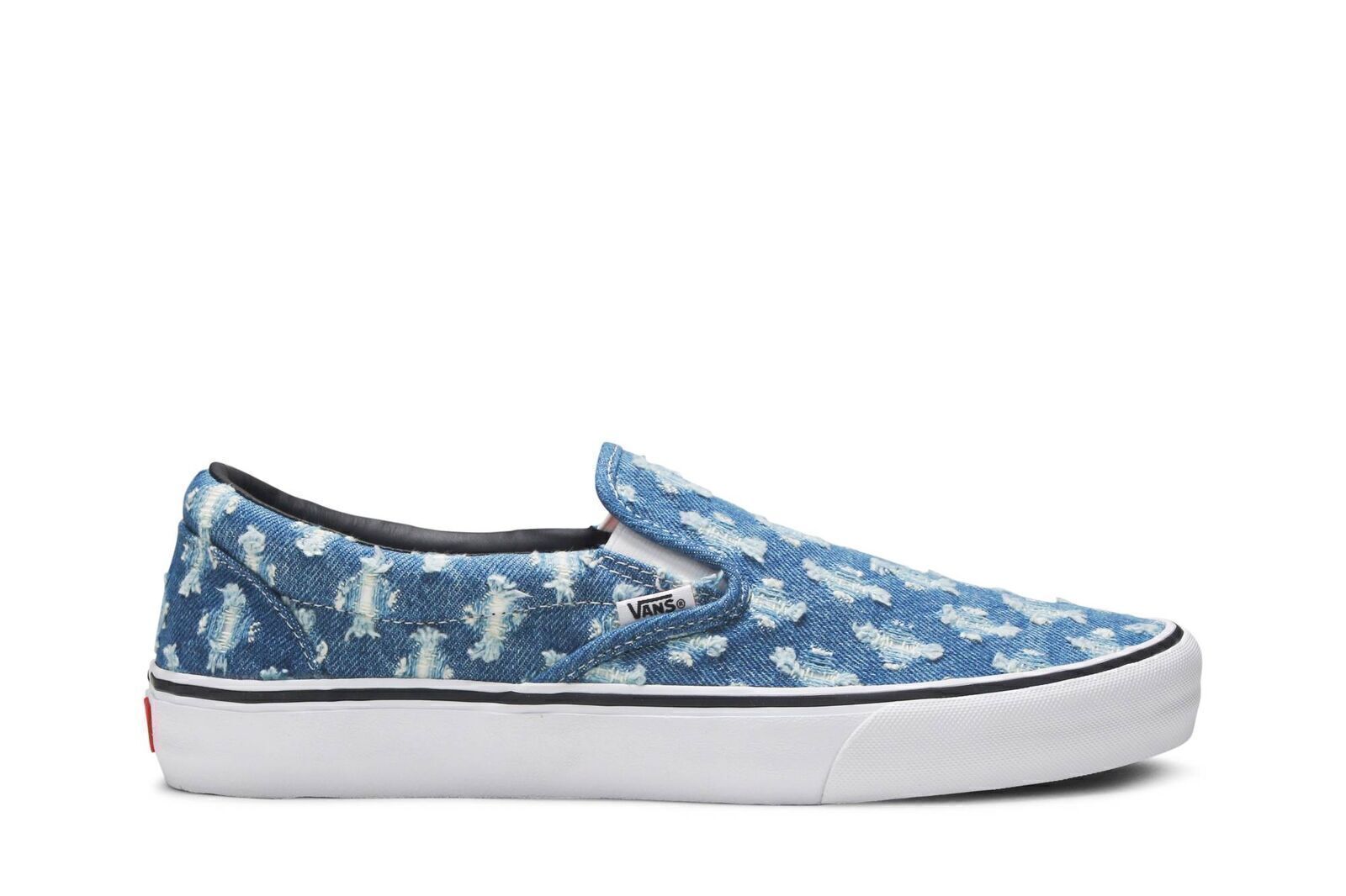 Vans Supreme x Slip-On Blue Hole Punch Denim VN0A38DD2DD Men s Shoes 42.5
Vans Supreme x Slip-On Blue Hole Punch Denim VN0A38DD2DD Men s Shoes 42.5