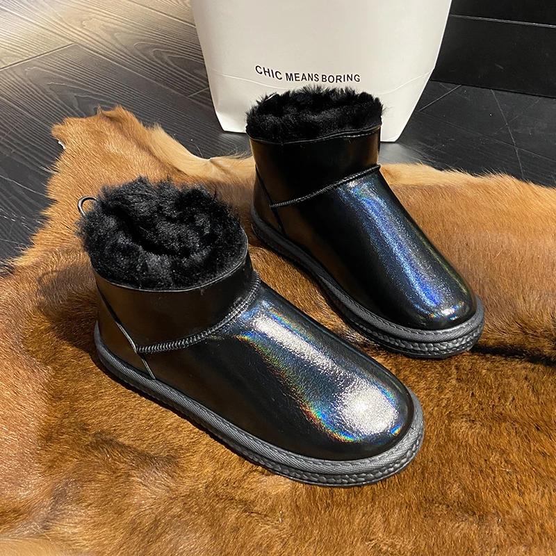 Slip-on Round Toe Snow Boots for Women 2024 Hot Sale New Winter Mid-Calf Flat with Rubber Ladies Shoes Solid Short Plush Boots
Slip-on Round Toe Snow Boots for Women 2024 Hot Sale New Winter Mid-Calf Flat with Rubber Ladies Shoes Solid Short Plush Boots