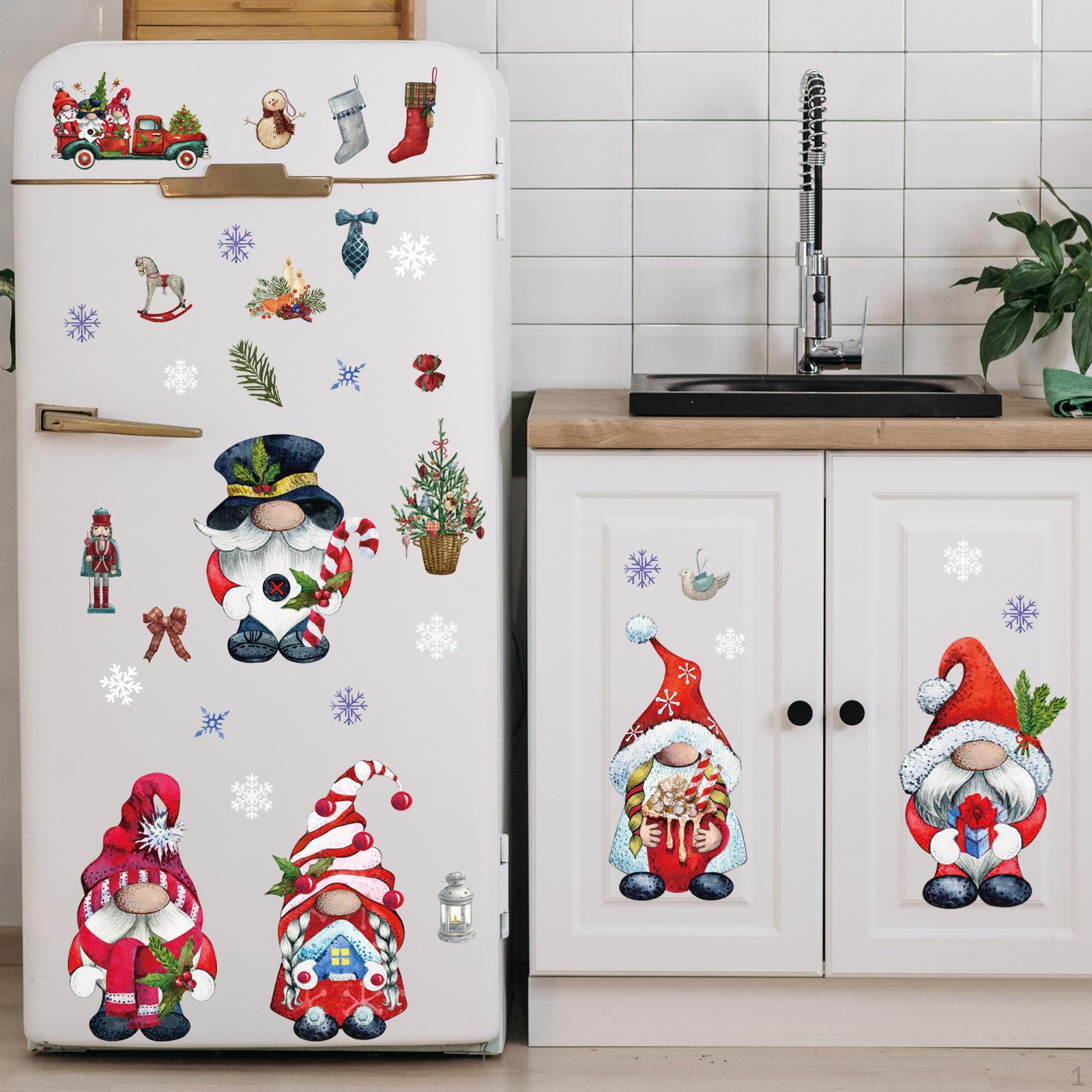 9 шт. рождественские окна цепляются двери фреска DIY наклейки декор снежинки стекло гном наклейки Рождественская наклейка
9 шт. рождественские окна цепляются двери фреска DIY наклейки декор снежинки стекло гном наклейки Рождественская наклейка