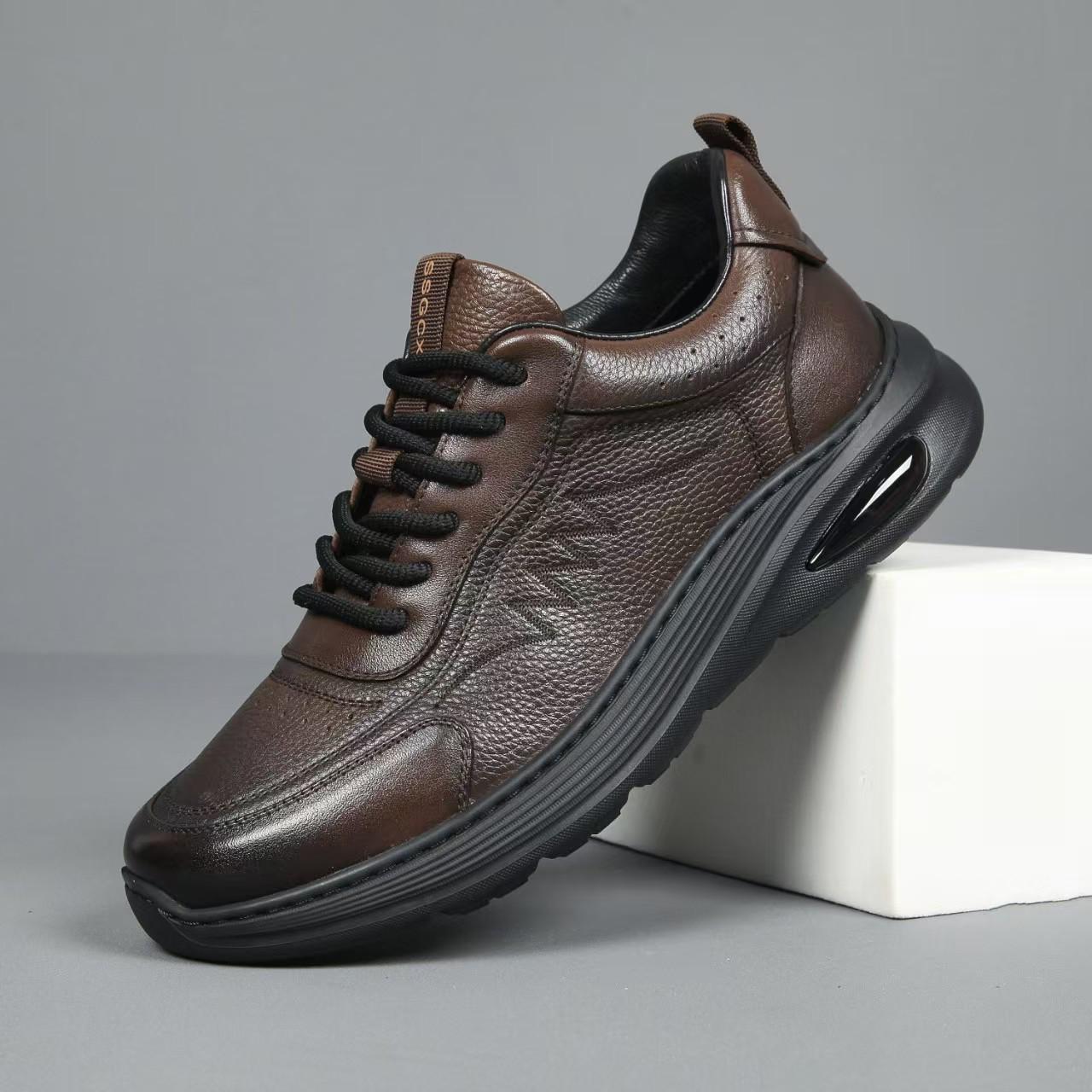 Men s 2025 Autumn Casual Leather Shoes: Lightweight, Breathable, Soft Sole, Genuine Cowhide. Size 43 коричневый
Men s 2025 Autumn Casual Leather Shoes: Lightweight, Breathable, Soft Sole, Genuine Cowhide. Size 43 коричневый