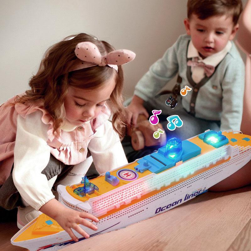 49CM Large Electric Toy Boat with Lights & Music - Children s Cruise Ship Model Chinese Box Version
49CM Large Electric Toy Boat with Lights & Music - Children s Cruise Ship Model Chinese Box Version