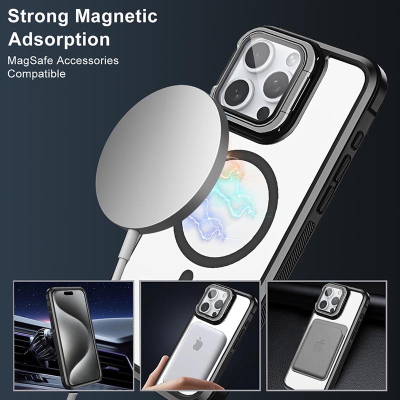 Magsafe Matte Soft TPU Border+Transparent PC Back Cover Holder Shockproof Phone Case For IPhone 15 Pro Max 13 12 11 14 Pro Max for iphone11(6.1 ) фіолетовий
Magsafe Matte Soft TPU Border+Transparent PC Back Cover Holder Shockproof Phone Case For IPhone 15 Pro Max 13 12 11 14 Pro Max for iphone11(6.1 ) фіолетовий