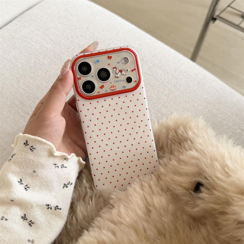 Red Polka Dot Horse Magnetic Holder Compatible with iPhone 17/16 Pro Max/15/14 Case iPhone 14 Pro Max
Red Polka Dot Horse Magnetic Holder Compatible with iPhone 17/16 Pro Max/15/14 Case iPhone 14 Pro Max