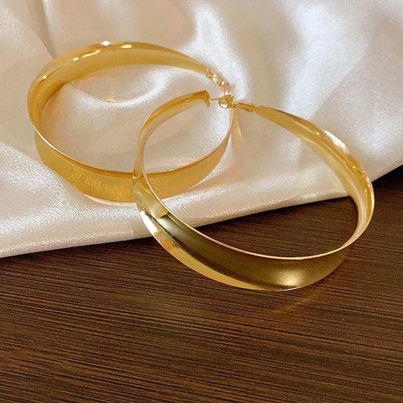 Silver needle round metal plain ring earrings niche temperament cold wind earrings European and American light luxury high-end earrings
Silver needle round metal plain ring earrings niche temperament cold wind earrings European and American light luxury high-end earrings