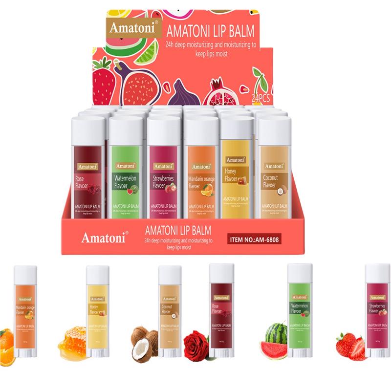 Cross-Border Lip Balm Set: 24pcs, 5g each - Moisturizes, Exfoliates, Deep Hydration for Soft, Hydrated Lips 5g×24PCS
Cross-Border Lip Balm Set: 24pcs, 5g each - Moisturizes, Exfoliates, Deep Hydration for Soft, Hydrated Lips 5g×24PCS
