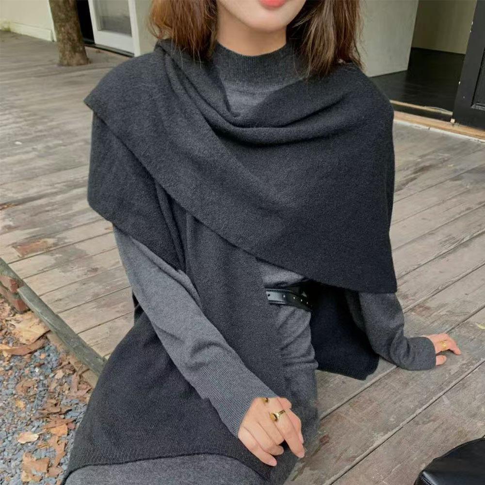 Fashion Large Long Triangle Scarf Pure Wool Cashmere Knitted Warm Wrap Scarf Oversize Multi-functional Winter Scarves Women темно серый
Fashion Large Long Triangle Scarf Pure Wool Cashmere Knitted Warm Wrap Scarf Oversize Multi-functional Winter Scarves Women темно серый