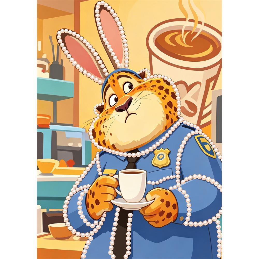 Disney DIY Pearl Painting Zootopia Police Decorative Painting Creative Ornaments Friends Gifts Desktop Ornaments Home Decoration 30x40
Disney DIY Pearl Painting Zootopia Police Decorative Painting Creative Ornaments Friends Gifts Desktop Ornaments Home Decoration 30x40