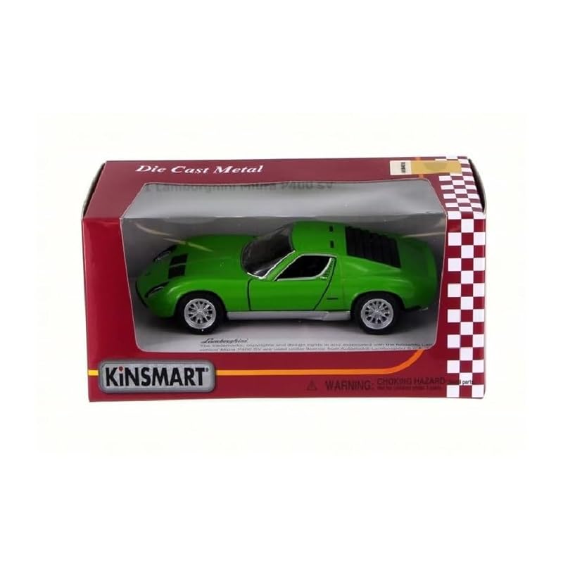 Мини-автомобиль KiNSMART/Kinsmart 1/34 lamborghini miura LAMBORGHINI MIURA P400 SV 1971 с откатным механизмом и коробкой (зеленый)
Мини-автомобиль KiNSMART/Kinsmart 1/34 lamborghini miura LAMBORGHINI MIURA P400 SV 1971 с откатным механизмом и коробкой (зеленый)