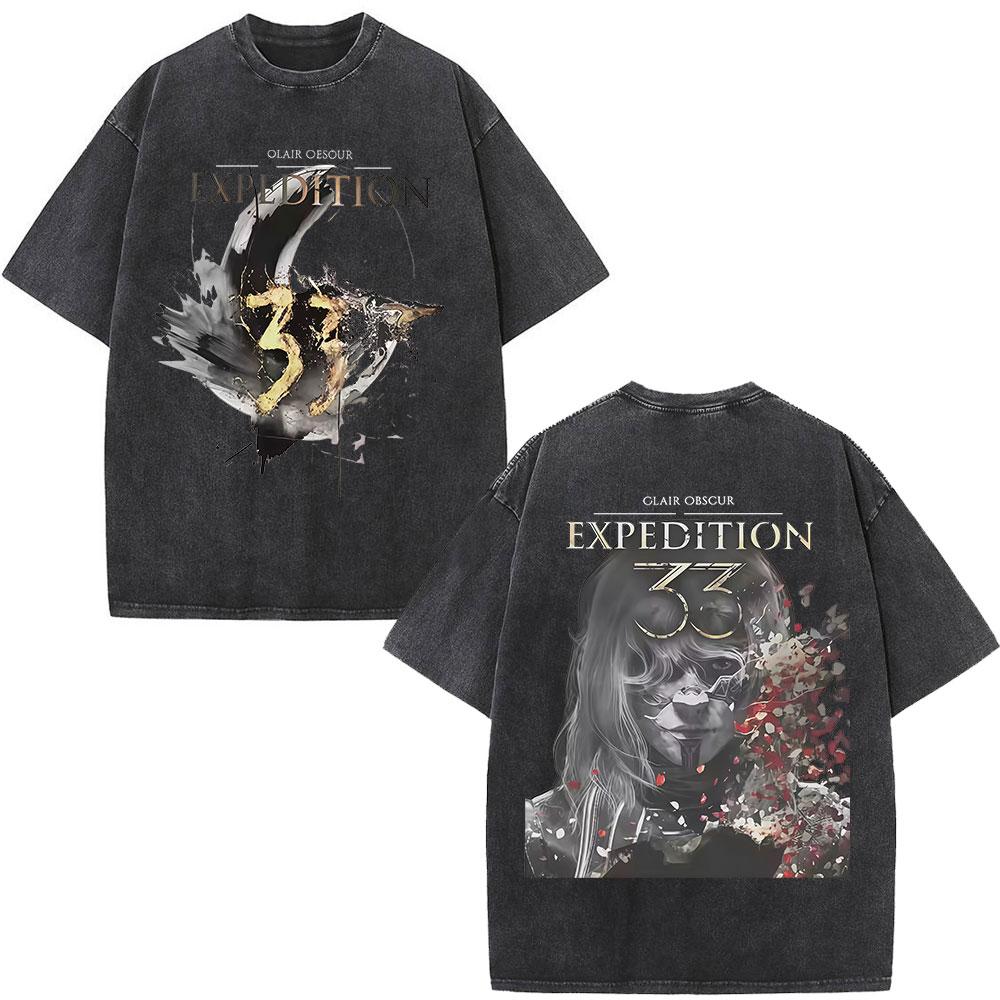 Esquie Clair Obscur Expedition 33 Футболки з вінтажним пранням Подарункова футболка для фанатів гри Чоловічий Жіночий Одяг Модна Футболка з коротким рукавом S
Esquie Clair Obscur Expedition 33 Футболки з вінтажним пранням Подарункова футболка для фанатів гри Чоловічий Жіночий Одяг Модна Футболка з коротким рукавом S
