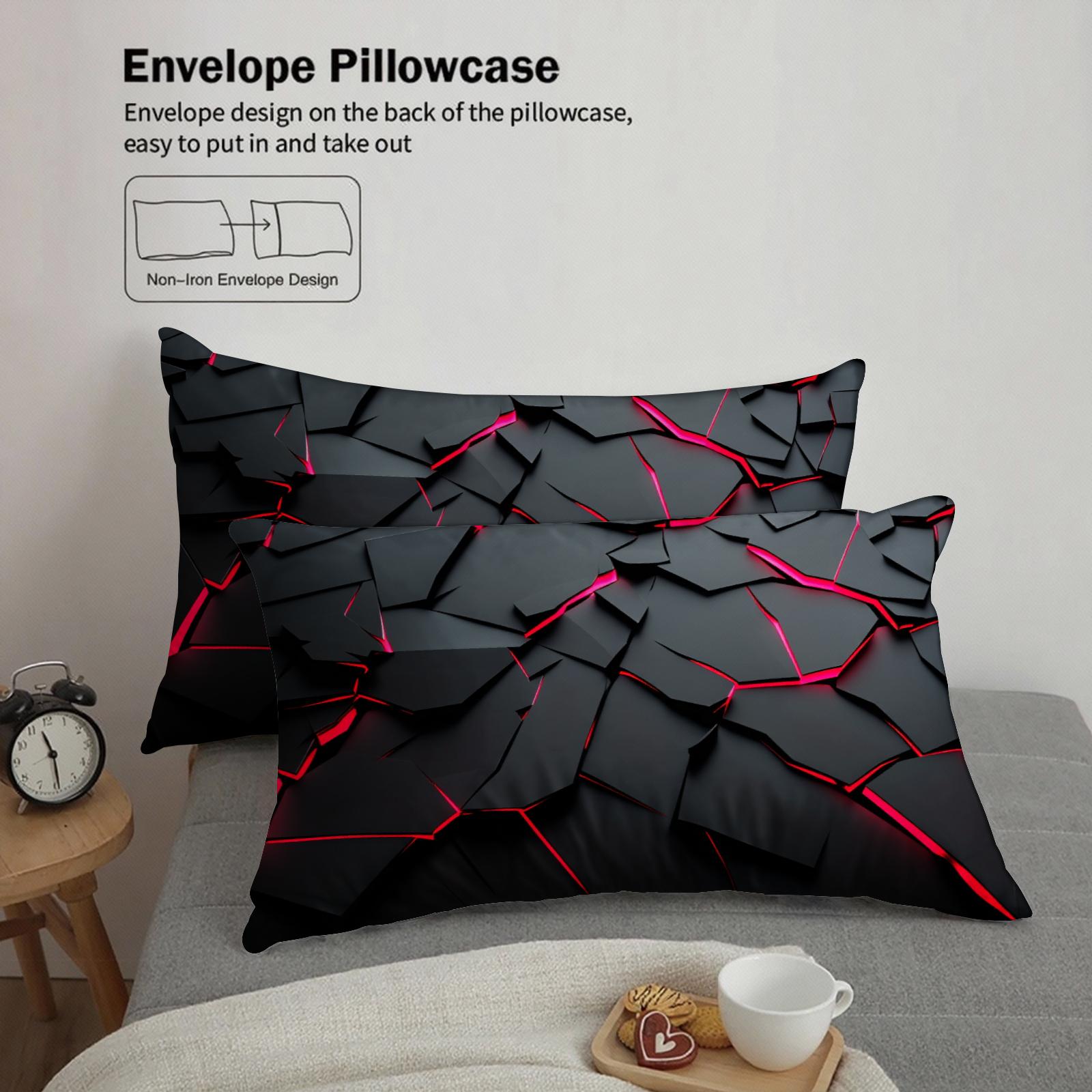 3pcs Black And Red Geometric 3D Printed Bedding Sets Duvet Cover Sets With Pillowcases No Filling Cool Style For Boys Teen EU Double(200x200cm)
3pcs Black And Red Geometric 3D Printed Bedding Sets Duvet Cover Sets With Pillowcases No Filling Cool Style For Boys Teen EU Double(200x200cm)