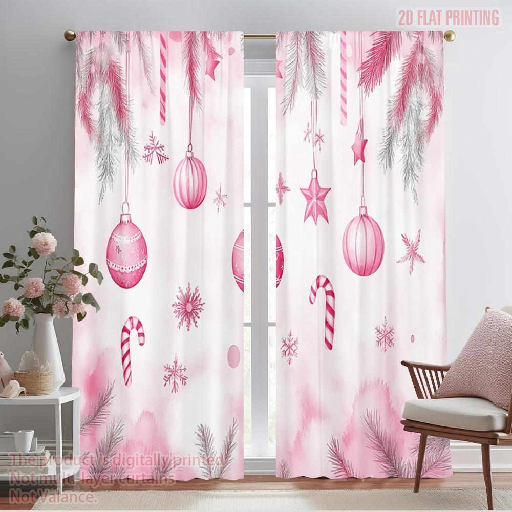 2pcs,2D plane printing Pattern Curtains Christmas Ornaments Festive Winter Holidays (2) Polyester Easy Install (without rod) 52.50×116.00 CM 2pcs
2pcs,2D plane printing Pattern Curtains Christmas Ornaments Festive Winter Holidays (2) Polyester Easy Install (without rod) 52.50×116.00 CM 2pcs