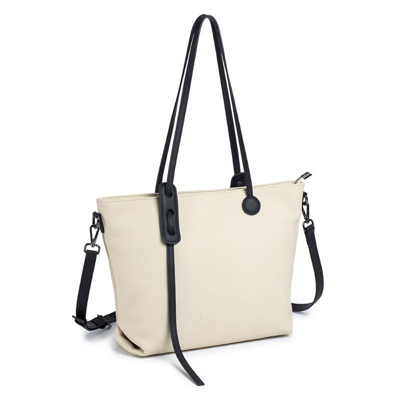 Leather simple high-value tote bag women s new shoulder messenger bag versatile commuter handbag large-capacity women s bag грязно-белый
Leather simple high-value tote bag women s new shoulder messenger bag versatile commuter handbag large-capacity women s bag грязно-белый
