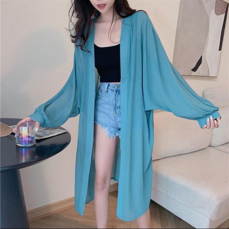 1pcs Women s Sunscreen Coat Lady Long Chiffon Shirt Shawl Female Loose Thin Jacket Fairy Seaside Vacation Beach Outerwear S-3XL 3XL синій
1pcs Women s Sunscreen Coat Lady Long Chiffon Shirt Shawl Female Loose Thin Jacket Fairy Seaside Vacation Beach Outerwear S-3XL 3XL синій