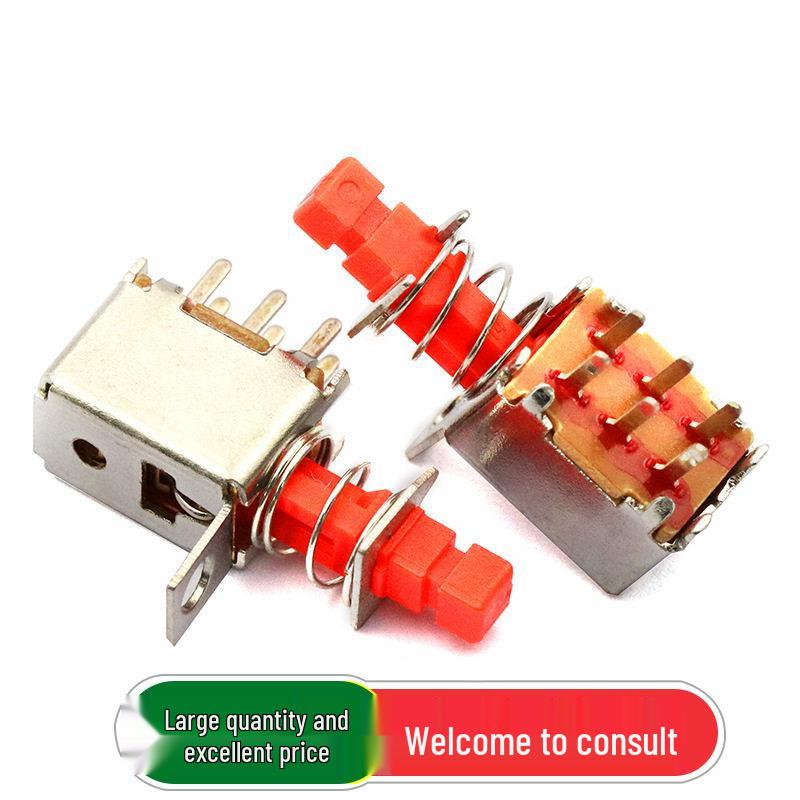 TELESKY Push Button Switch with Lock and Ears, Double Row, 2-Pack
TELESKY Push Button Switch with Lock and Ears, Double Row, 2-Pack