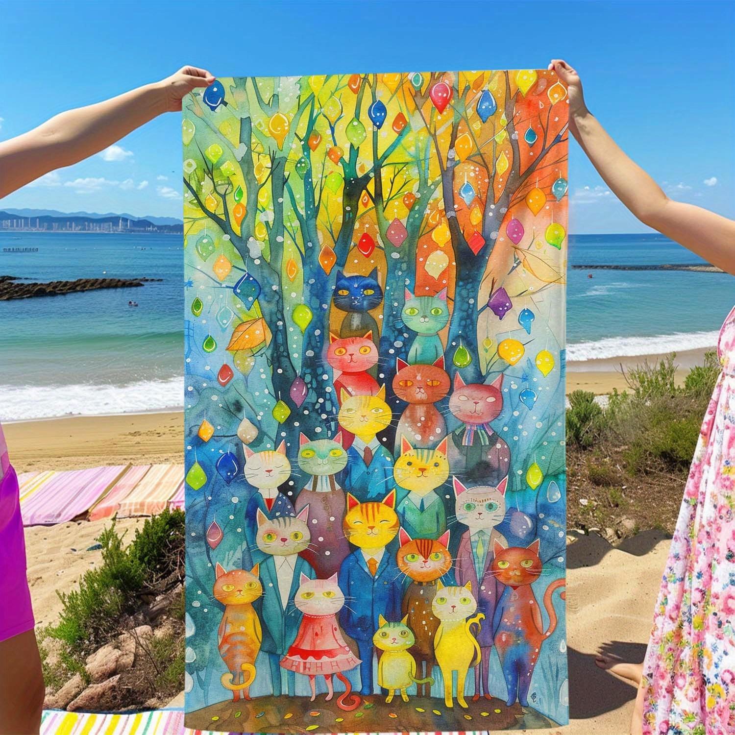 Colorful Cats in the Forest Bath Towel - Soft, Super Absorbent & Adorable Design for Everyday Use & Perfect Gift for Cat Lovers 50x100cm
Colorful Cats in the Forest Bath Towel - Soft, Super Absorbent & Adorable Design for Everyday Use & Perfect Gift for Cat Lovers 50x100cm