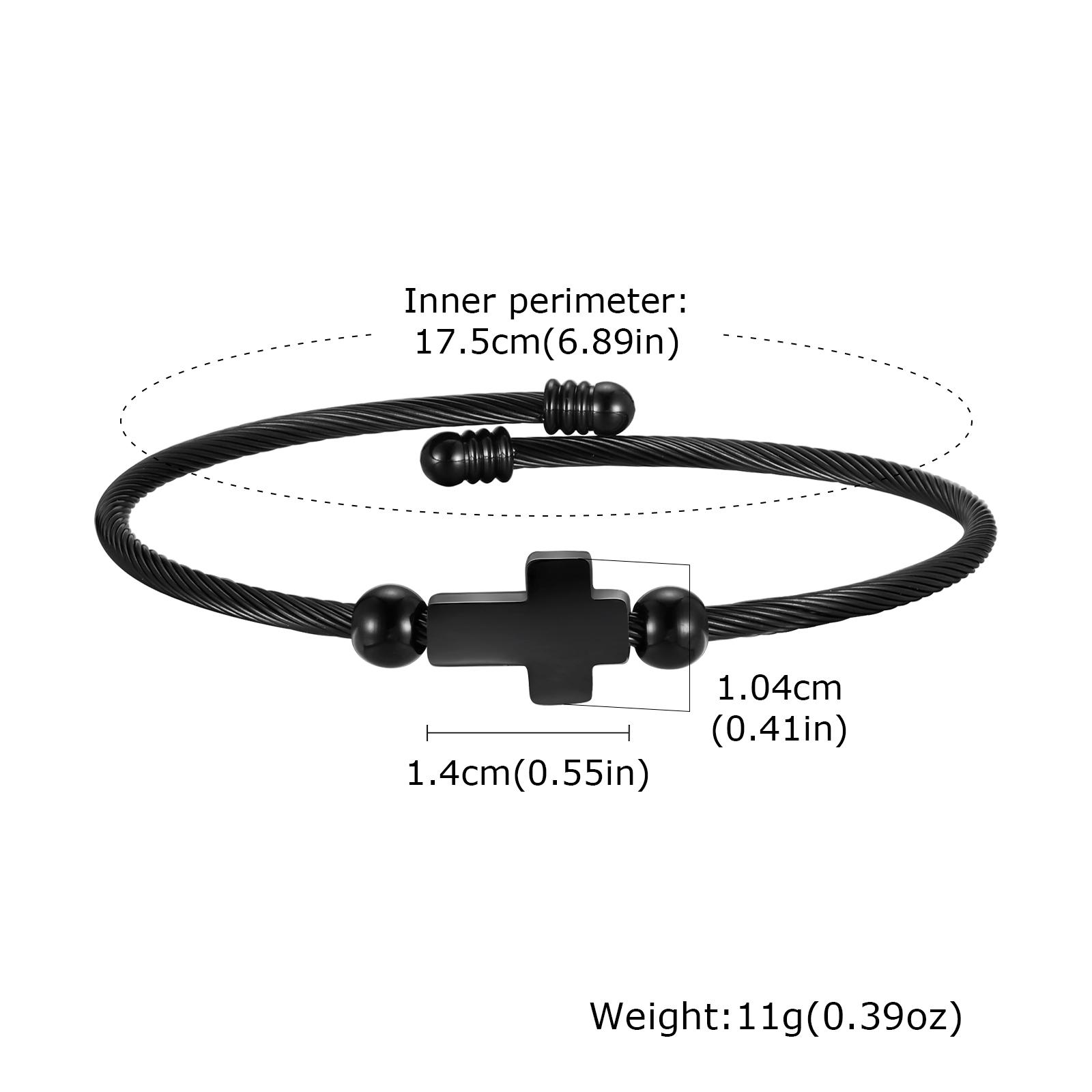 Stylish Cross Bangles for Men Boys,Glossy Stainless Steel Cuff Bracelet ,Faith Prayer Jewelry
Stylish Cross Bangles for Men Boys,Glossy Stainless Steel Cuff Bracelet ,Faith Prayer Jewelry